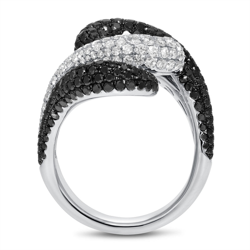 Diamond Swirl Statement Ring - R&R Jewelers 