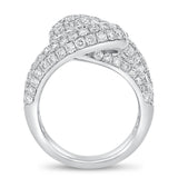 Diamond Pavé Swirl Ring - R&R Jewelers 