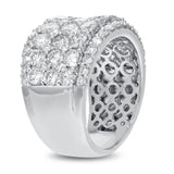 18K White Gold Statement Ring, 3.78 Carats - R&R Jewelers 