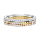Diamond Eternity Stackable Band Set, 0.93 cttw - R&R Jewelers 