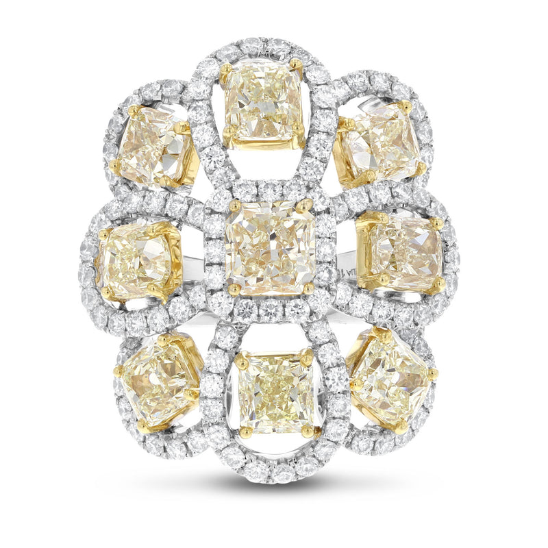 Fancy Yellow Diamond Statement Ring - R&R Jewelers 