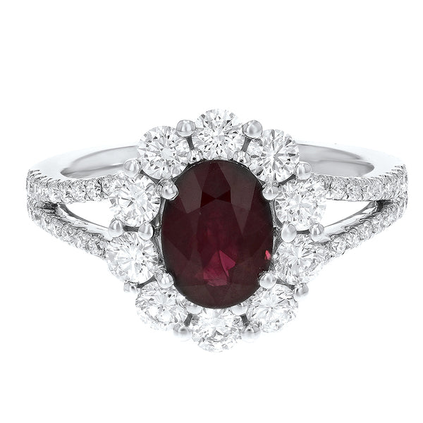 Diamond and Ruby Statement Ring - R&R Jewelers 