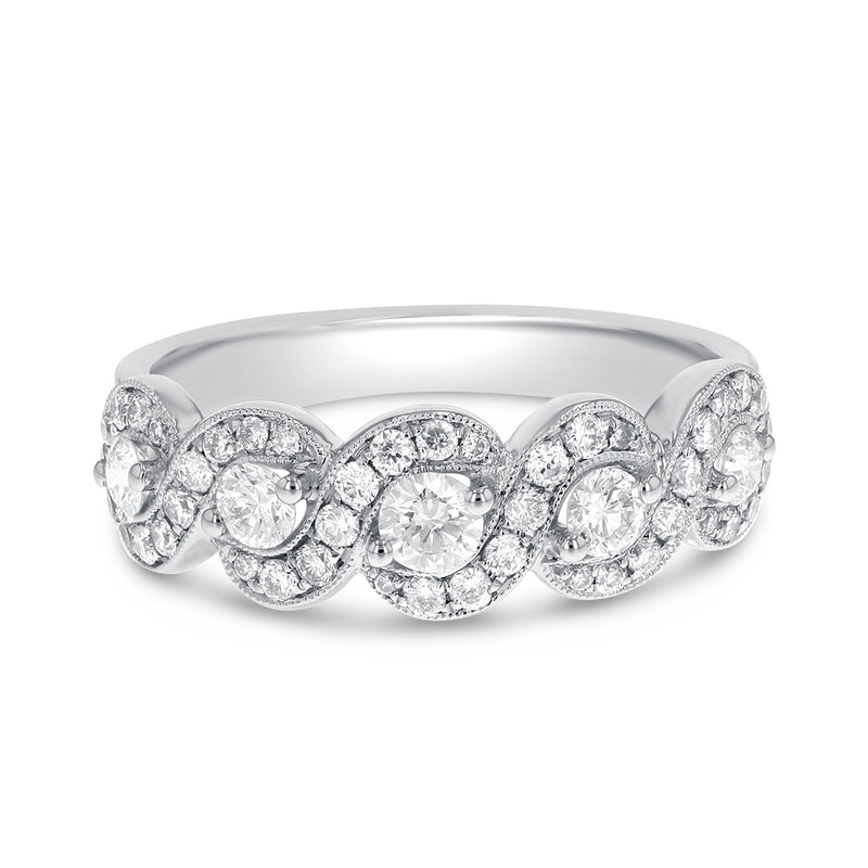 Diamond Twist Statement Ring - R&R Jewelers 