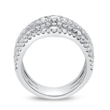 18K White Gold Statement Ring, 3.27 Carats - R&R Jewelers 