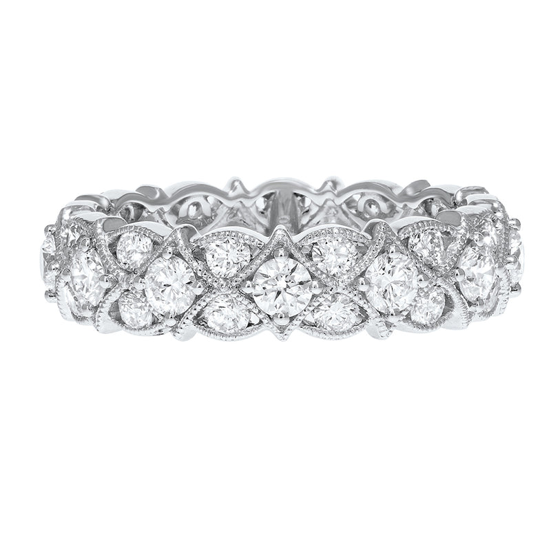 Garland Diamond Eternity Ring - R&R Jewelers 