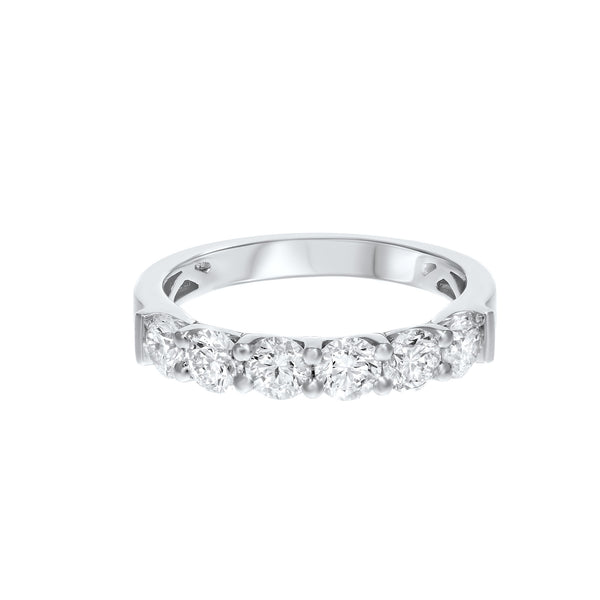 Shared Prong Diamond Wedding Band - R&R Jewelers 
