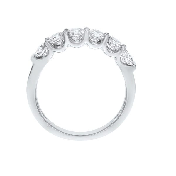 Shared Prong Diamond Wedding Band - R&R Jewelers 