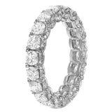 Diamond White Gold Eternity Band, 3.41 Carats - R&R Jewelers 