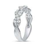 Diamond Infinity Twist Ring - R&R Jewelers 