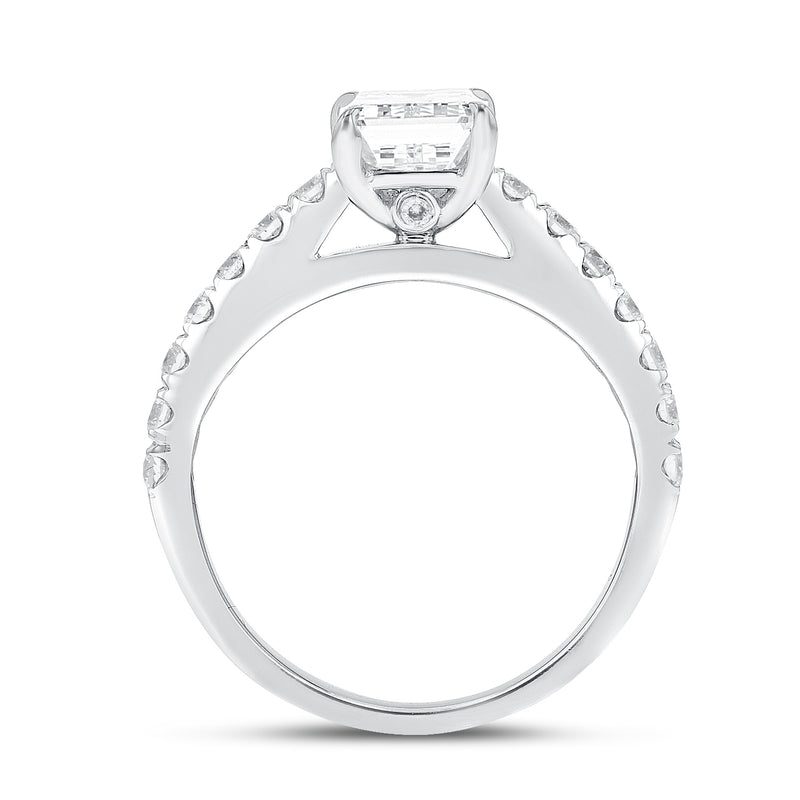 Emerald Cut Diamond Engagement Ring - R&R Jewelers 