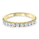 Half Way Diamond Wedding Band, 0.76 ct - R&R Jewelers 