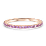 Pink Sapphire Eternity Ring - R&R Jewelers 