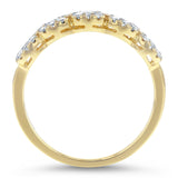 Half Way Diamond Cluster Ring, 0.62 ct - R&R Jewelers 