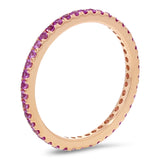 Pink Sapphire Eternity Ring - R&R Jewelers 