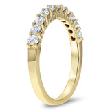 Halfway Scalloped Diamond Wedding Band, 0.62 Carats - R&R Jewelers 