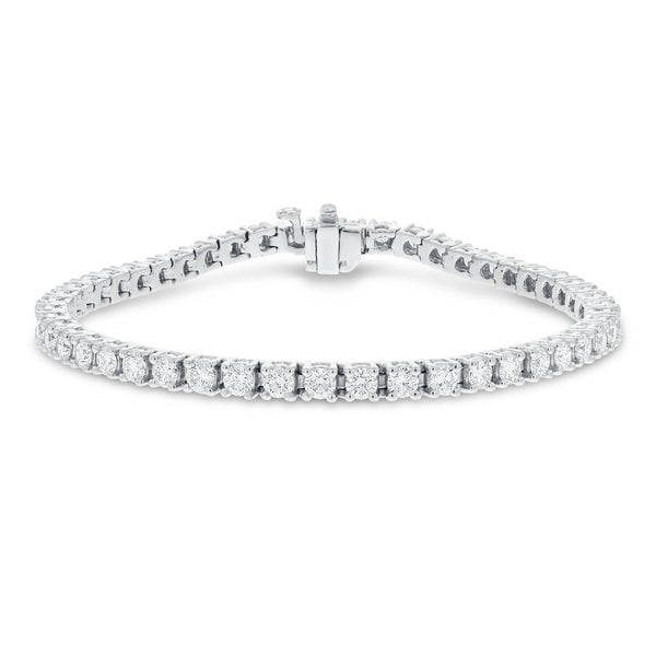 Single Prong Diamond Tennis Bracelet (B0015)