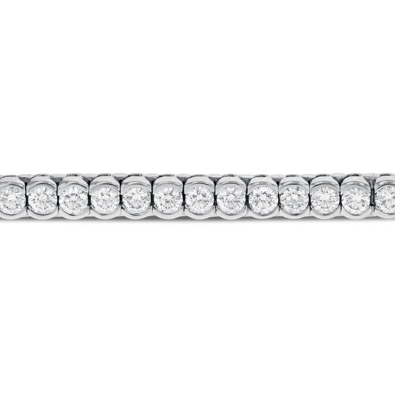 Bezel Set Diamond Tennis Bracelet (B0047)
