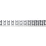Round Shaped Diamond Tennis Bracelet (B0133)