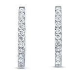 Inside Out Diamond Hoop Earrings (E2020)