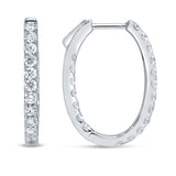 Inside Out Diamond Hoop Earrings (E2020)