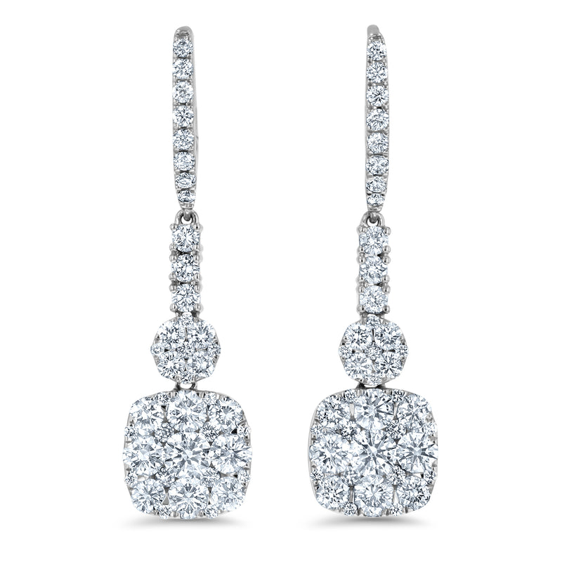 Square Diamond Stud Earrings – Ananda Khalsa