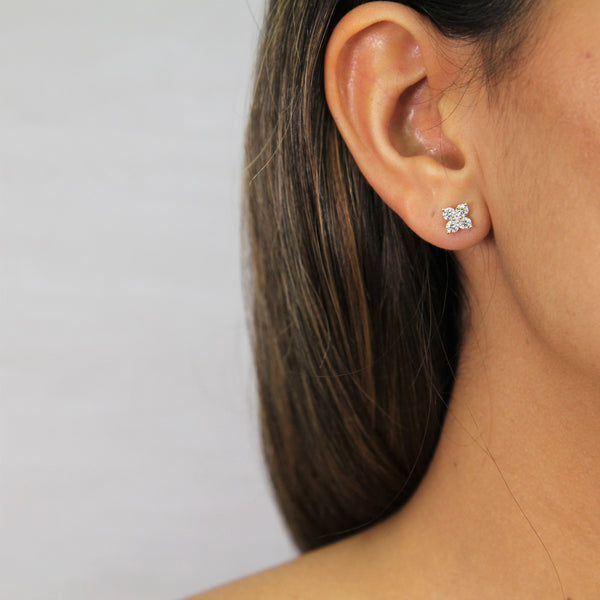 Diamond Star Stud Earrings, 0.84 ct - R&R Jewelers 