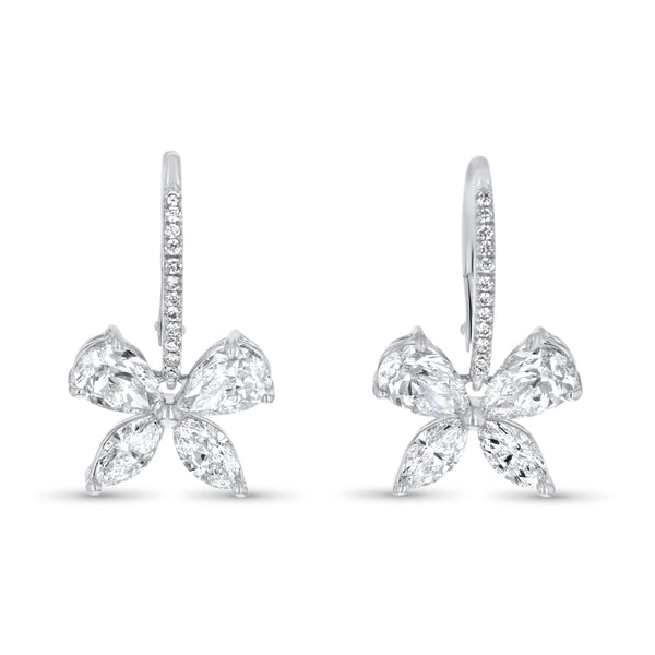 Tiffany and Co. Victoria Platinum Diamond Medium Stud Earrings 0.92 Carat  at 1stDibs | tiffany victoria earrings medium, tiffany victoria medium, tiffany  stud earrings