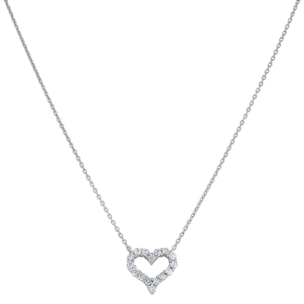 Diamond Halo Heart Pendant (P1571)
