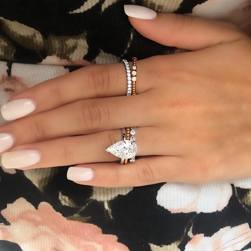 Bezel Set Diamond Eternity Ring, 0.25 ct - R&R Jewelers 