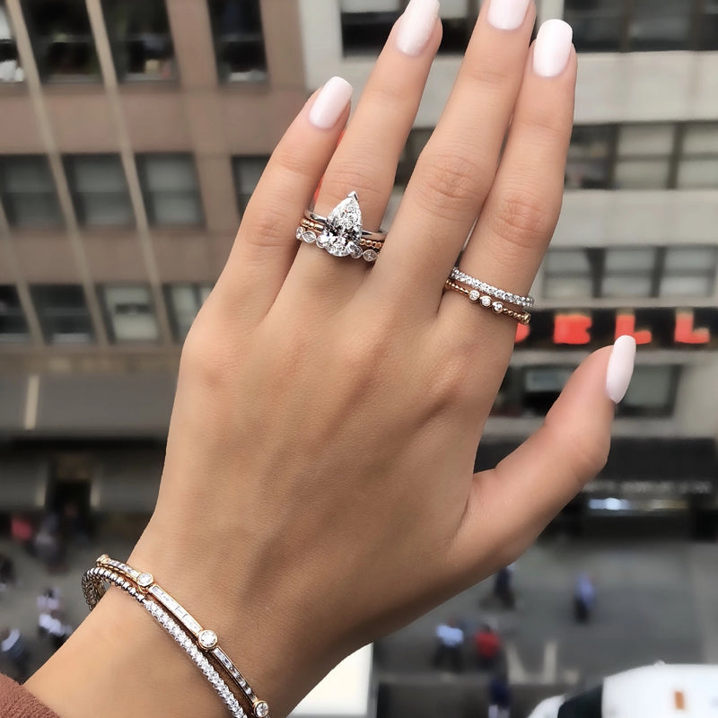 Bezel Set Diamond Eternity Ring, 0.25 ct - R&R Jewelers 