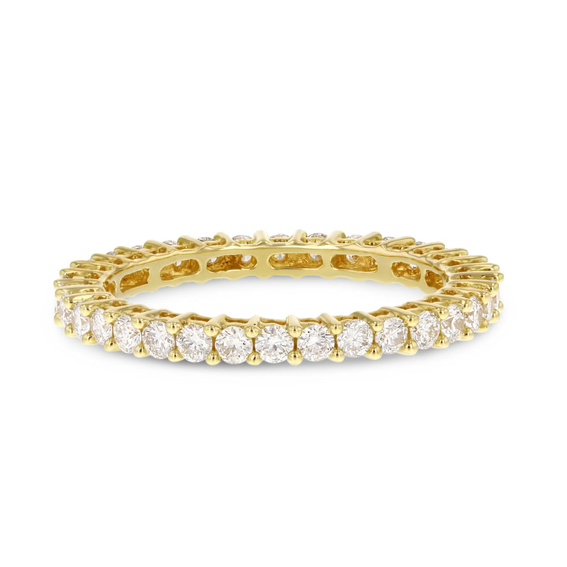Diamond Gold Petite Eternity Band, 0.85 Carats - R&R Jewelers 