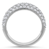 Five Row Diamond Cluster Ring (R6602)