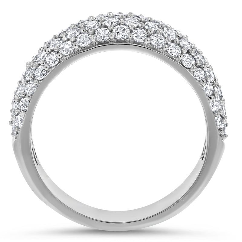 Five Row Diamond Cluster Ring (R6602)