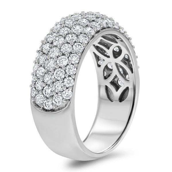 Five Row Diamond Cluster Ring (R6602)