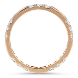 Round and Baguette Diamond Eternity Band - R&R Jewelers 