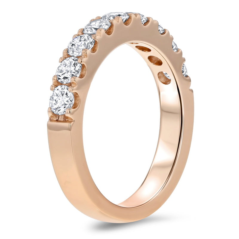 Half Way Diamond Wedding Band, 1 carat - R&R Jewelers 
