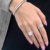Diamond Baguette Illusion Ring - R&R Jewelers 