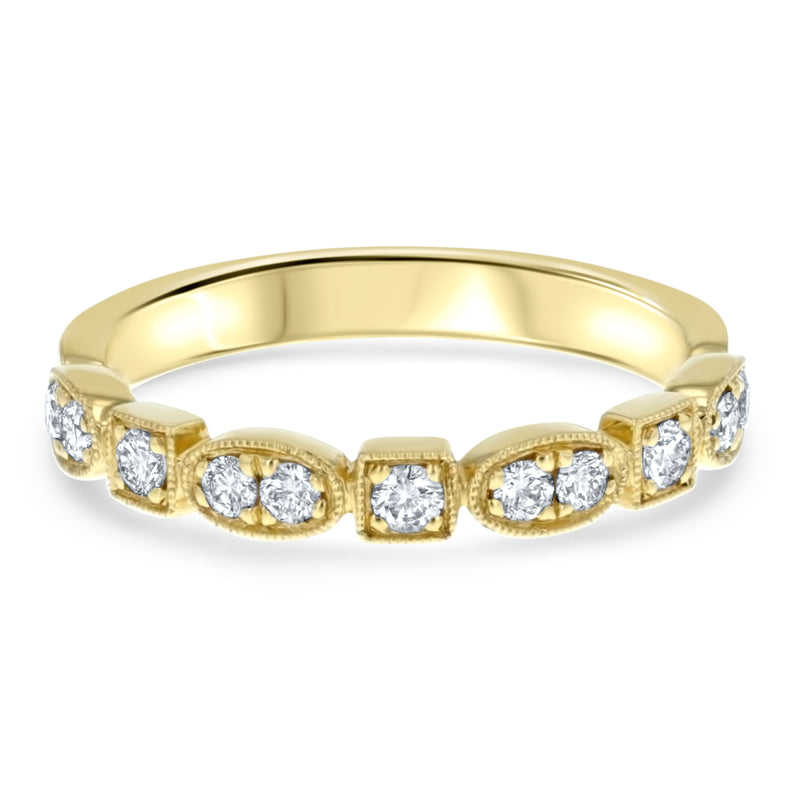 Art Deco Diamond Band - R&R Jewelers 