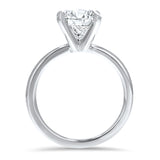 Four-Prong Simple Solitaire Engagement Ring - R&R Jewelers 