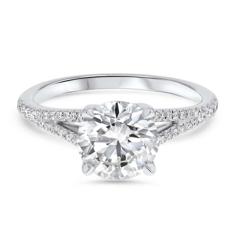 Split Shank Halo Engagement Ring | Style 7795