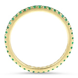 Emerald Eternity Ring - R&R Jewelers 