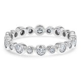 Bezel Set Diamond Eternity Ring - R&R Jewelers 