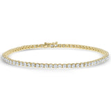 Round Brilliant Diamond Tennis Bracelet - R&R Jewelers 