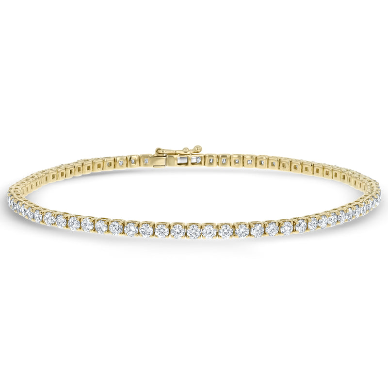 Round Brilliant Diamond Tennis Bracelet - R&R Jewelers 