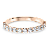 Half Way Diamond Wedding Band, 0.65 ct - R&R Jewelers 