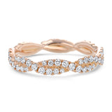 Diamond Infinity Twist Eternity Ring, 0.69 ct - R&R Jewelers 