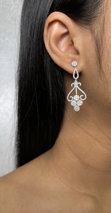 Diamond Chandelier Earrings (E1644)